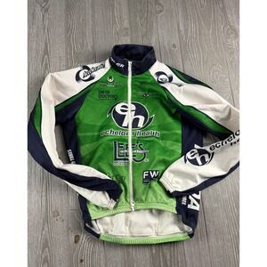 Voler Cycling Jacket Adult XS Green Windbreaker Echelon Health Bike USA Made